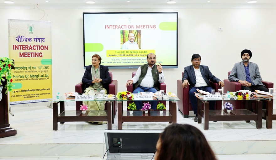 Interaction of Hon’ble Secretary DARE & DG, ICAR with the staf